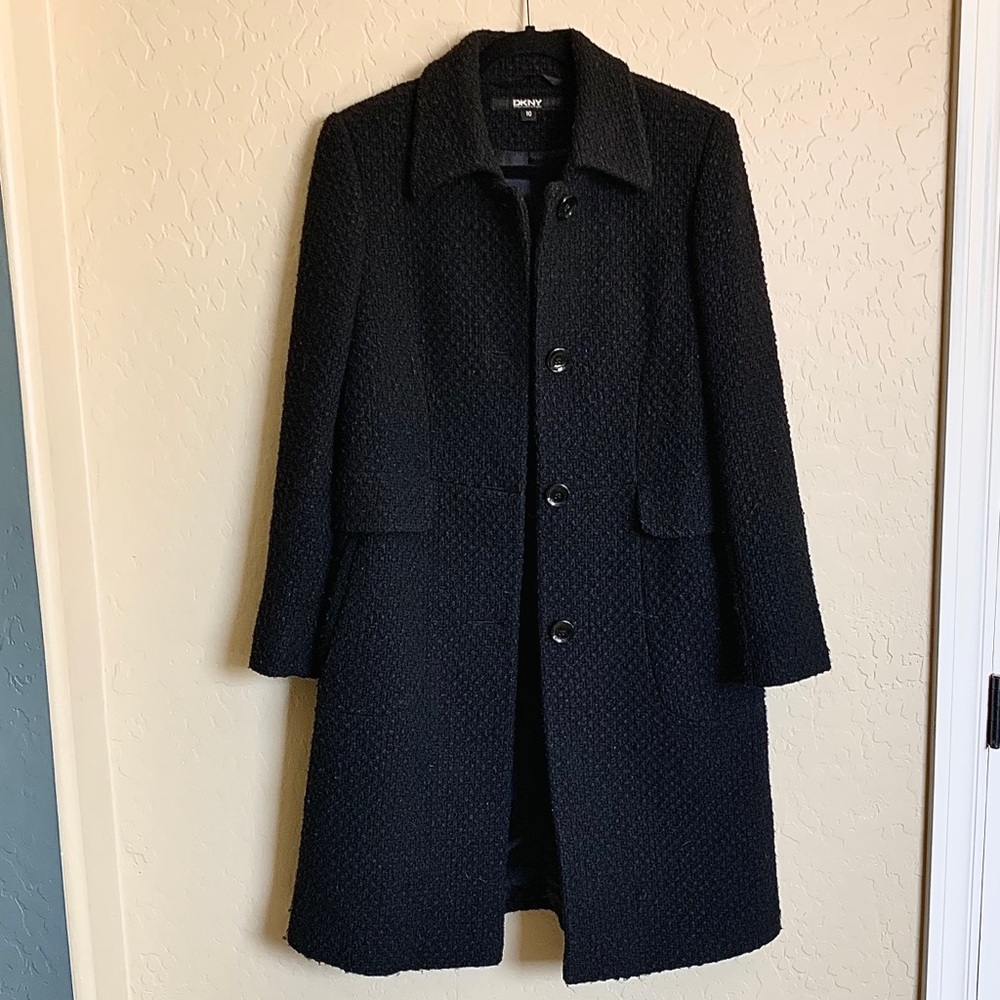 DKNY Wool Peacoat